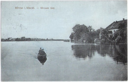MIROW In Mecklenburg Bootspartie Uferzone Haus Am See 21.9.1912 Gelaufen - Neubrandenburg