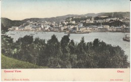 Oban Scotland UK, General View Of Bay, C1900s/10s Vintage Postcard - Bute