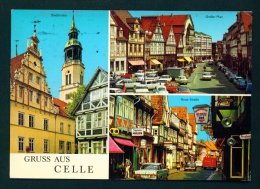 GERMANY  -  Celle  Multi View  Used Postcard As Scans - Celle