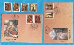 1994 2692-95   ORTODOX RELICS  JUGOSLAWIEN JUGOSLAVIJA SERBIA  KUNST ARTE   SET PLUS FDC INTERESSANT - Altri & Non Classificati