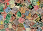 Great Britain KILOWARE Pre-QII LazyBag OFF PAPER 200g (7oz) Ca 2.200 Stamps GB     [vrac Kilowaar Kilovara] - Lots & Kiloware (mixtures) - Min. 1000 Stamps