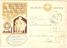 Portugal & Bilhete Postal, Fundão, Porto 1956 (171) - Brieven En Documenten
