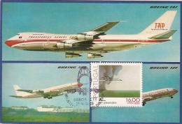 Portugal & Postal Máximo, TAP Boeing 727, Lisboa 1979 (182) - Maximumkaarten