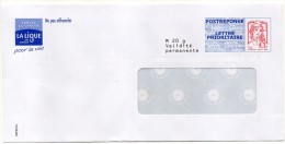 Entier Postal PAP Réponse Ligue Contre Le Cancer    N° Au Dos: 14P185 - PAP : Antwoord /Ciappa-Kavena