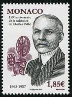 MONACO - 2013 - 150e Ann De La Naissance De Charles Pathé, Cineaste  - 1v Neufs // Mnh - Neufs