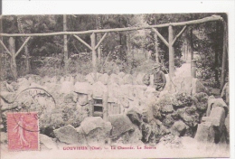 GOUVIEUX (OISE)  506 LA CHAUSSEE LA SOURCE 1906 (HOMME POSANT) - Gouvieux