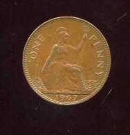 - MONNAIE GRANDE BRETAGNE 1902/71 . 1 P. 1967 . - D. 1 Penny