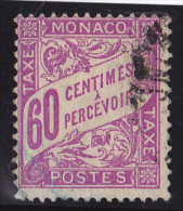 Monaco Taxe N°22 - Oblitéré - TB - Portomarken