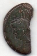 Dupondius - Demi As De Nîmes - 1er Type - 29 Av. J.-C. à 27 Av. J.-C. - (Auguste Et Tête Du Crocodile) - The Julio-Claudians (27 BC Tot 69 AD)