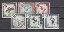 Monaco 1960.6V,olympic,olympisch,olympische,olympique,olympicos,olimpici,MNH/Postfris, (D2134) - Winter 1960: Squaw Valley