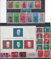 ALLEMAGNE FEDERALE - ANNEE 1968 COMPLETE - TIMBRES NEUFS SANS CHARNIERE LUXE - Neufs