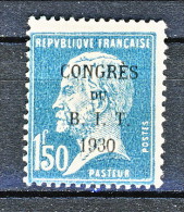 Francia 1930 Caisse D'Am. Y&T N. 265 Fr. 1,50 Azzurro MH - 1927-31 Caisse D'Amortissement
