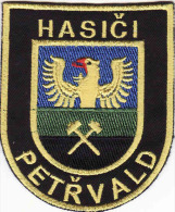 Ecusson Patch POMPIER Petřvald - Czech Republic, - Pompieri