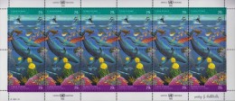 UNO New York.1992  Whales.Sheetlet.12v.Michel.627-628 MNH 21002 - Baleines
