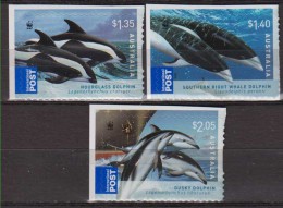 Australia. 2009  Whales.Dolphin.3v.Michel 3209-11 MNH 21014 - Baleines