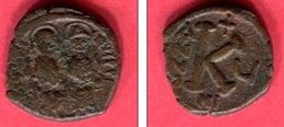 JUSTIN II  1/2  FOLLIS NICOMEDIE    AN  5      ( S 370   )  TB  28 - Byzantine