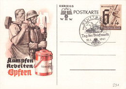 P 291a SST Stuttgart Deutschland Deutsches Reich - Cartes Postales