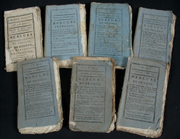 7 Rares Exemplaires Du MERCURE De FRANCE / 1791-93 - Newspapers - Before 1800