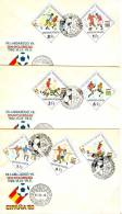 HUNGARY - 1982.FDC Set II.- Soccer World Cup Championships,Spain - FDC