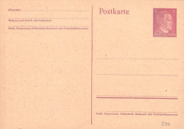 P 299 Blanc Deutschland Deutsches Reich - Cartes Postales