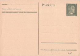 P 298 Blanc Deutschland Deutsches Reich - Cartes Postales