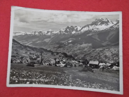 Grisons Meierhof Obersaxen Mit Brigelserhorner 1955 - Breil/Brigels