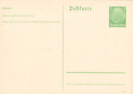 P 225 Blanc Deutschland Deutsches Reich - Cartes Postales