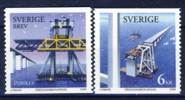 #Sweden 1999. Bridge Between Denmark And Sweden. Michel 2112-13. MNH(**) - Nuevos