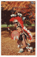 USA - INDIAN COLORFUL CEREMONIAL DANCE - NATIVE AMERICANS - INDIAN COSTUME - C1960s Unused Vintage Postcard [5815] - Amerika