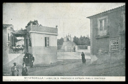 MIRANDELA - Largo De S. Francisco E Entrada Para O Cemitério ( Ed. Francisco Ferreira) Carte Postale - Bragança