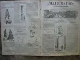 L'ILLUSTRATION N° 26 STATUE LAPEROUSE/ MEXIQUE/ CHEMIN DE FER/ CAMPS MILITAIRES 26 Aout 1843 - 1800 - 1849