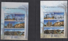 Madagascar Madagaskar 2014 Chine LENTICULAR + NORMAL Bloc Sheet Block China Joint Issue Tsingy Baobab Ranavalona - Blocs-feuillets