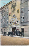 GUBEN Kaserne Torwache Pickelhaube 2 Ersatz Bataillon Grenadier Regiment Nr 12 Gelaufen 19.7.1916 Als Feldpost - Guben