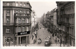 POSEN Berliner Strasse Bank Belebt Strassenbahn Tram Linie 8 Pferde Wagen TOP-Erhaltung Ungelaufen - Posen