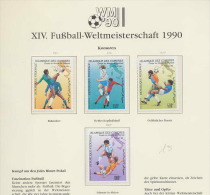 080 - FOOTBALL (soccer) Italia 90 Neuf ** MNH - Comores 935/938 A - 1990 – Italia