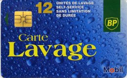 @+ Carte De Lavage BP - 12 UNITES - Puce SO3 - Car Wash Cards