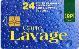 @+ Carte De Lavage BP - 24 UNITES - Puce Gem - Car Wash Cards