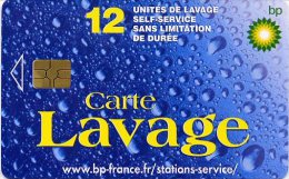 @+ Carte De Lavage BP - 12 UNITES - Puce Gem (3) - Lavage Auto