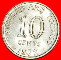 * 3 SHIPS ~ COAT OF ARMS  TRINIDAD AND TOBAGO 10 CENTS 1972!  LOW START  NO RESERVE! - Trinidad En Tobago