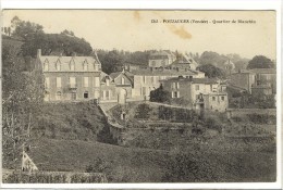 Carte Postale Ancienne Pouzauges - Quartier De Blanchin - Pouzauges