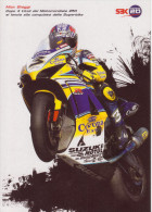 95-Motoiclismo-Max Biaggi-Campione 4 Titoli Motomondiale 250-Suzuki-Promocard 7485 - Moto Sport