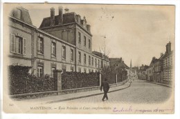 CPA PIONNIERE MAINTENON (Eure Et Loir) - Ecole Primaire Et Cours Complémentaire - Maintenon