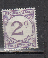 BECHUANALAND * YT  N° TAXE 6 - 1885-1964 Bechuanaland Protettorato