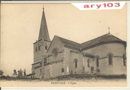 55- Meuse _ Auzeville  - L´église  ( 387 Hab) - Autres & Non Classés