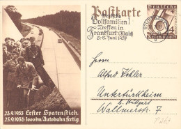 P263 Gel.1937 Deutschland Deutsches Reich - Briefkaarten