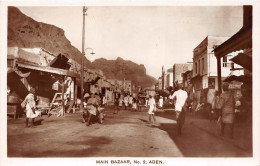 ¤¤  -   YEMEN   -   ADEN  -  Carte-Photo   -  Main Bazaar     -  ¤¤ - Yémen