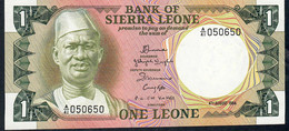 SIERRA LEONE  P5e  1 LEONE  1984  #A/41       UNC. - Sierra Leone
