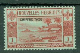 New Hebrides: 1938   Postage Due   SG FD69   1Fr   MH - Nuevos