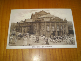 Duren , Rhld ; Am Stadttheater: Défilé Militaire, Attelage, Landeaux, Enfants, Voiture, Vélo... Allemagne - Dueren