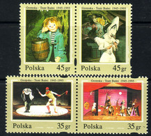 POLAND 1995 MICHEL  NO 3537-3540 MNH - Neufs